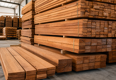 Mahogany — Khaya ivorensis timber