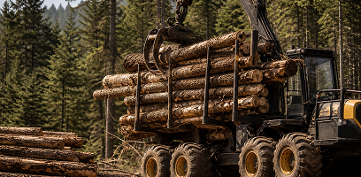 Round Logs - Various species timber